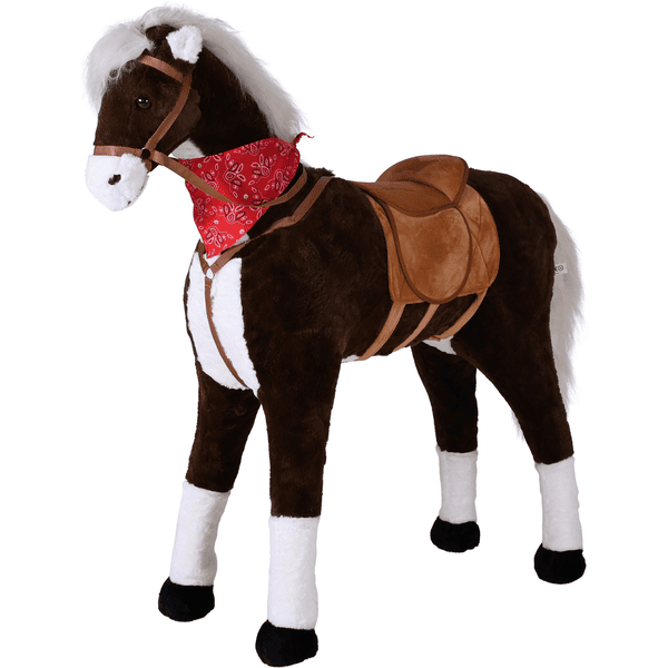 knorr toys® Staand Speelpaard XXL Winnie bruin