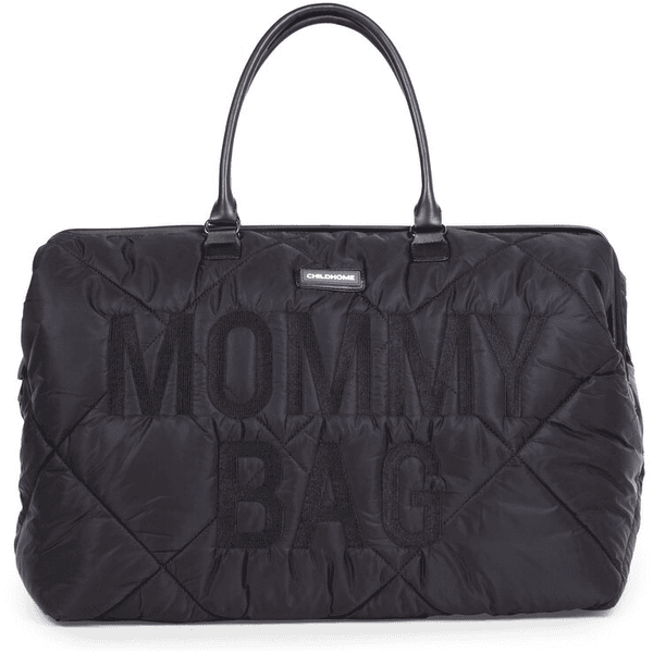 CHILDHOME Mommy Bag gesteppt schwarz