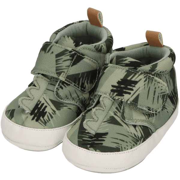 Sterntaler Babyschuh Jungle mattgrün 