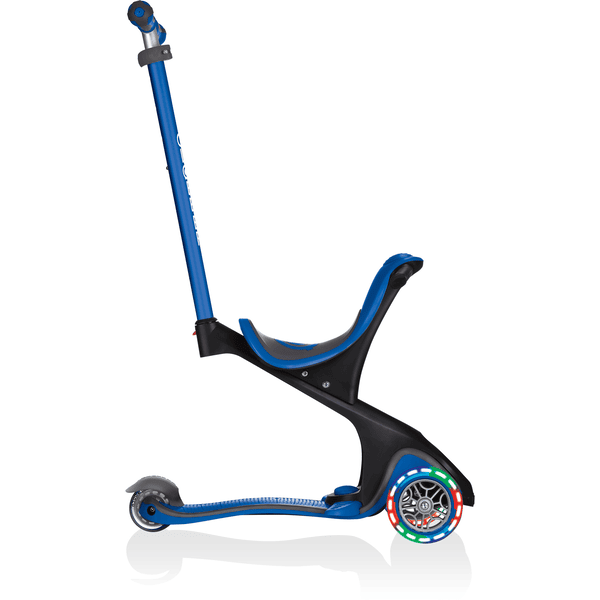 Globber Trottinette enfant évolutive GO-UP Comfort lights 5en1, bleu  marine/bleu