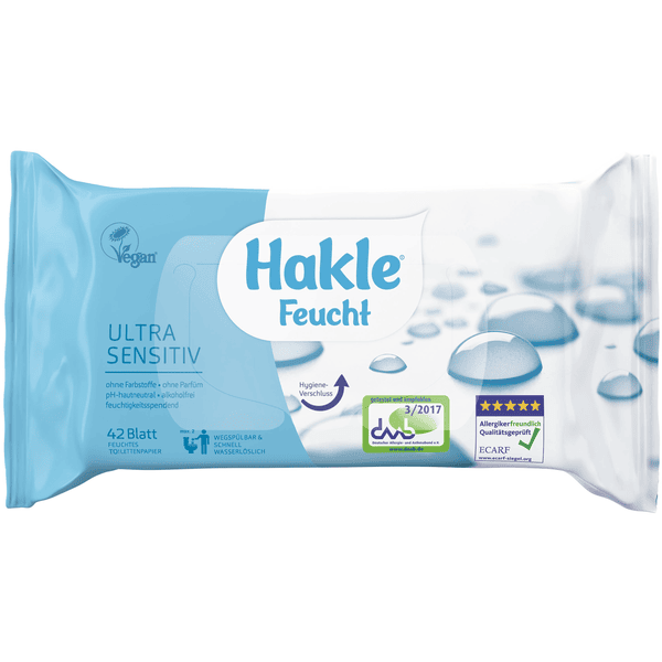 Hakle våtservietter Ultra Sensitive , 42 ark