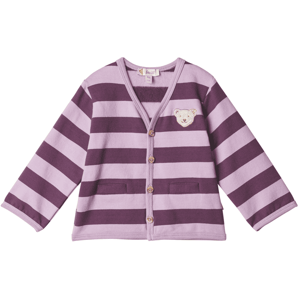 Steiff Girls Sweatjacke, lavender mist