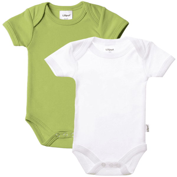 Liliput Baby-Body (Set, 2-tlg.) weiß/ weiß, grün grün