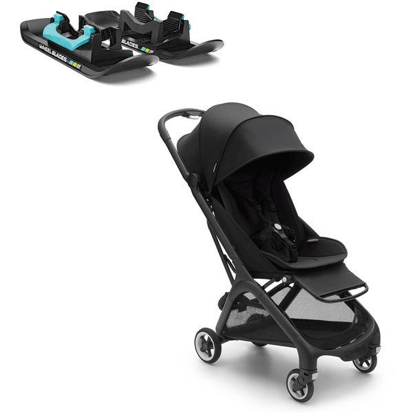bugaboo Buggy Butterfly Complete Black/Midnight Black inklusive Wheelblades