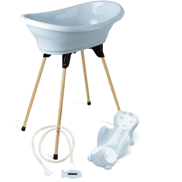 Thermobaby ® Vasco Set de baño 5 en 1, azul bebé