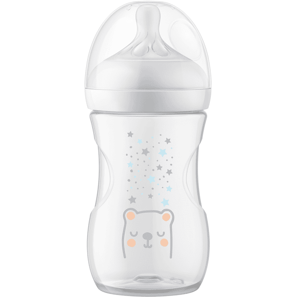 Philips Avent Babyflasche SCY673/82 Natural Response mit AirFree Ventil 260ml Neutral Bär