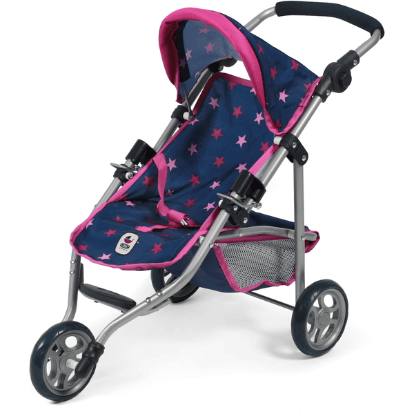 BAYER CHIC 2000 Puppenwagen LOLA stars marine