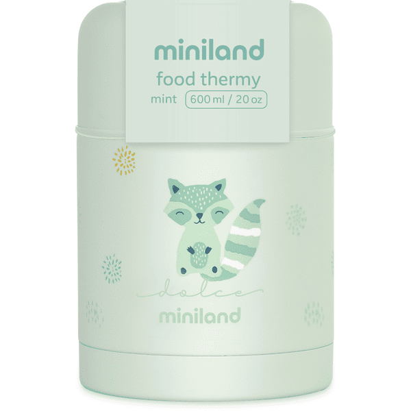 miniland Contenitore termico, menta termica per alimenti, 600ml 