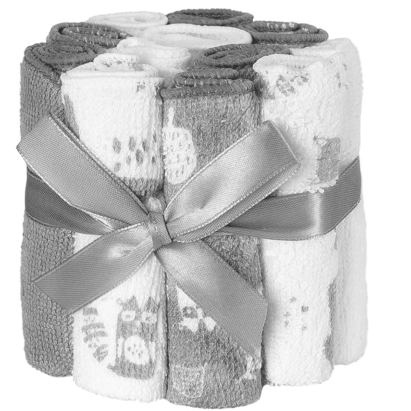 kindsgard Asciugamani vaskedag confezione da 12 pezzi grigio