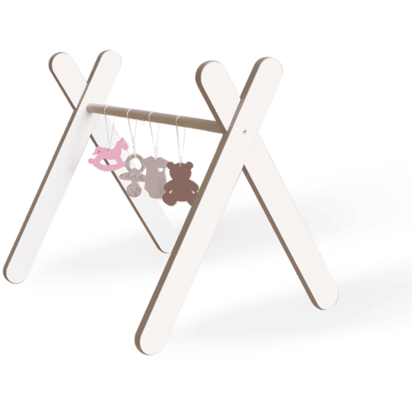 mumy™Gimnasio para bebé Baby Gym easyARC blanco / nature