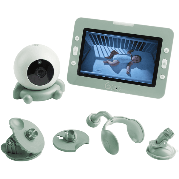 babymoov  Baby Monitor con telecamera YOO GO PLUS, verde pastello