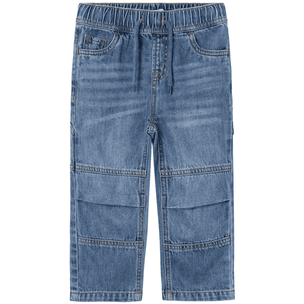 name it Jog Jeans Nmmryan Tmavě modrá džínovina