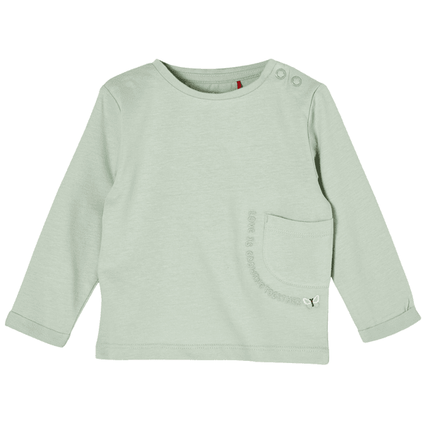 s. Olive r T-shirt à manches longues aqua