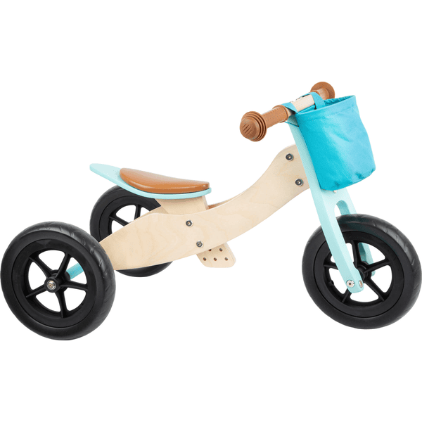 small foot® Triciclo e Bici senza pedali Trike Maxi 2 in 1 turchese