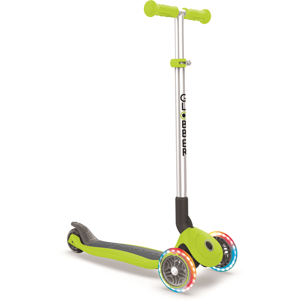 Globber Scoot er Primo Foldable med belysta hjul, grönt