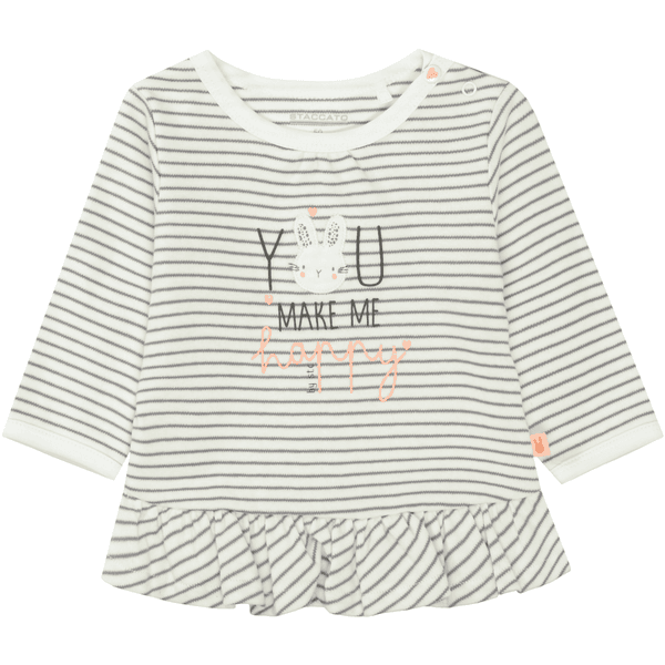 STACCATO Girls Tunic off white striped 