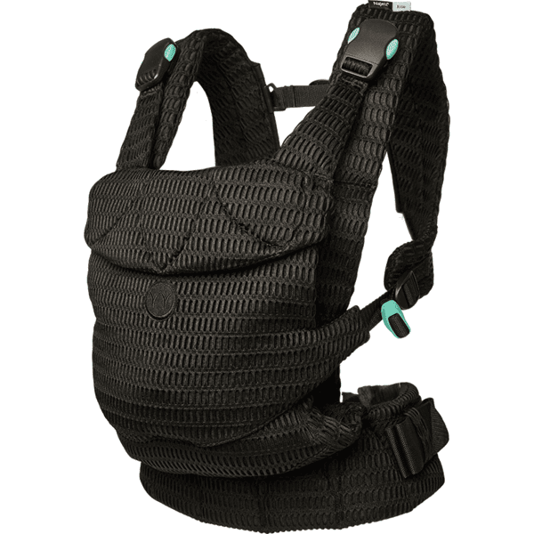 Najell Portebébé dorsal ventral Rise Jet Black roseoubleu.fr