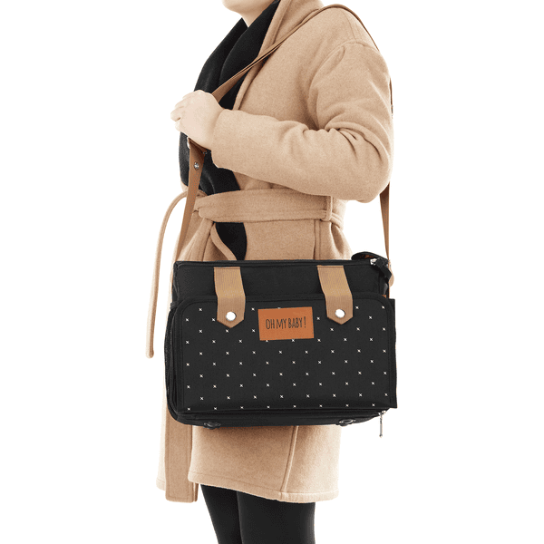 badabulle Sac organiseur pour poussette Easy Travel roseoubleu