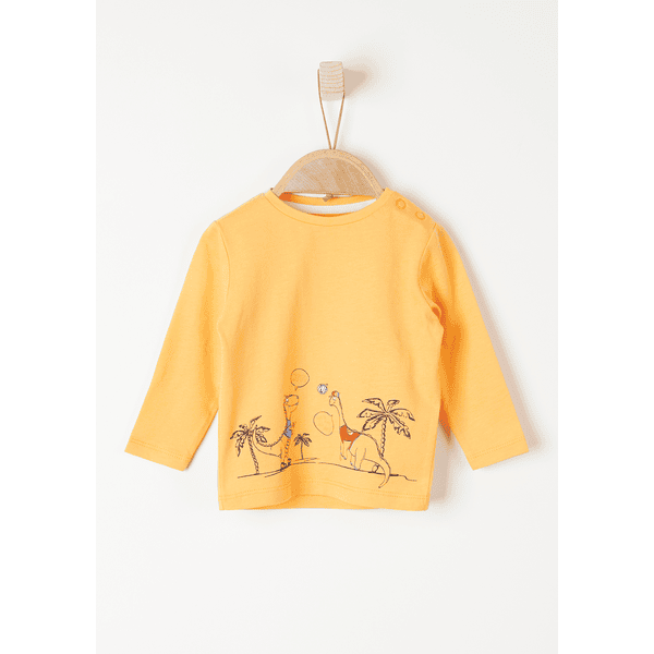 s. Olive r Overhemd met lange mouwen light orange 