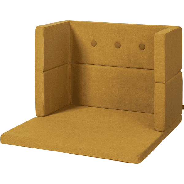 Square Sofa dziecięca KlipKlap / Play Fold niebiesko-szara