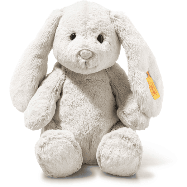 Steiff Light at Night Hoppie Hase hellgrau, 28 cm