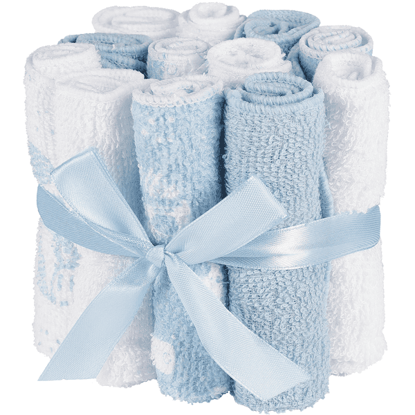 kindsgard Washandjes vaskedag 12-pack blauw