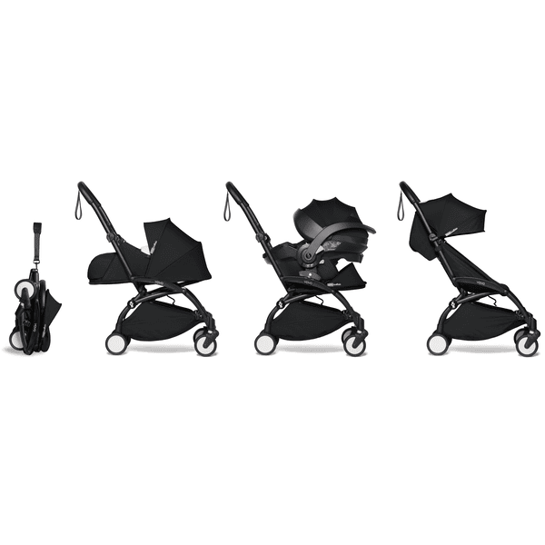 BABYZEN Kinderwagen YOYO2 6 Black mit Textilset Black