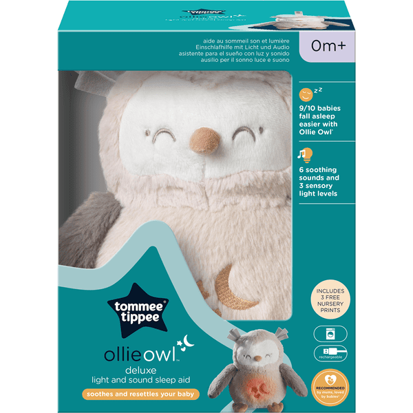 TOMMEE TIPPEE Peluche aide au sommeil Grofriend rechargeable - Ollie l