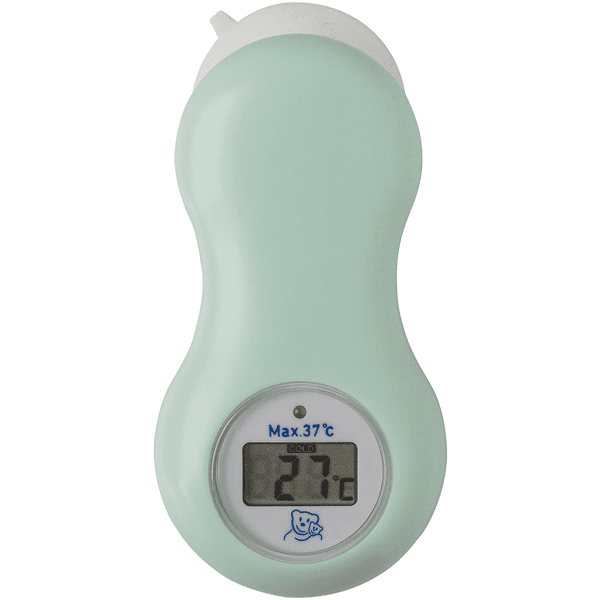Rotho Babydesign digitales Badethermometer mit Saugnapf in swedish green