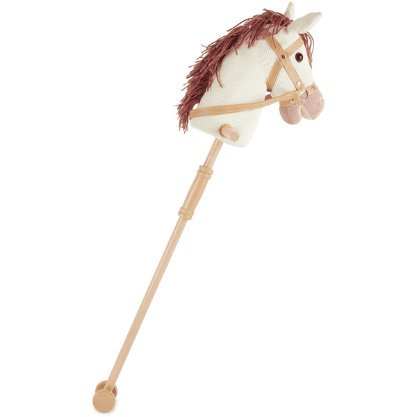 Bieco Cheval de Bois pour Enfants Brownie, Hobby Horse, Cheval Baton