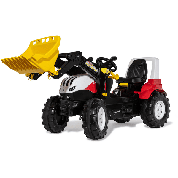 rolly toys Tracteur enfant à pédales rollyFarmtrac Premium II Steyr pelle rollyTrac 