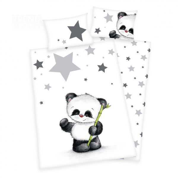 babybest® Bettwäsche Kleiner Panda 100 x 135 cm