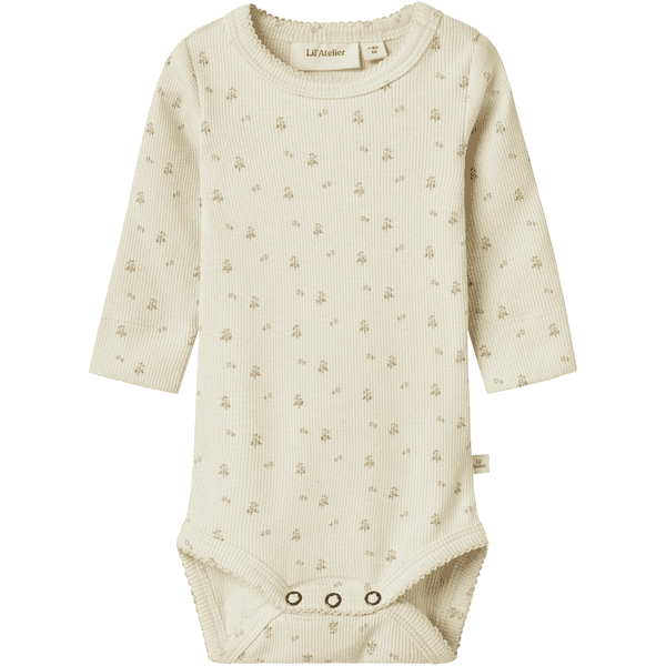 Lil'Atelier lange mouw body Nbfgago Turtledove Flower 