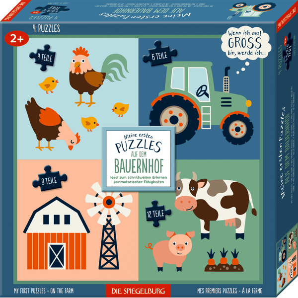 Coppenrath Moje pierwsze puzzle z traktorem - Kiedy dorosnę