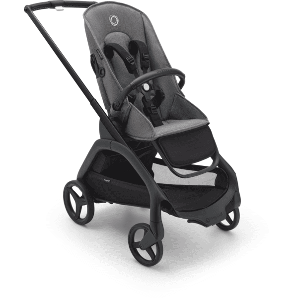 bugaboo Kinderwagen Dragonfly Base  Black Grey Melange