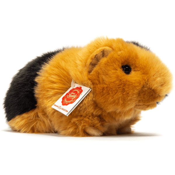 Teddy HERMANN® Peluche cochon d'Inde noir/doré 20 cm