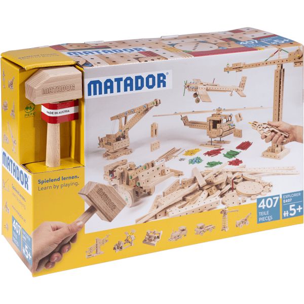 MATADOR® Explorer E407 Holz Konstruktionsbaukasten