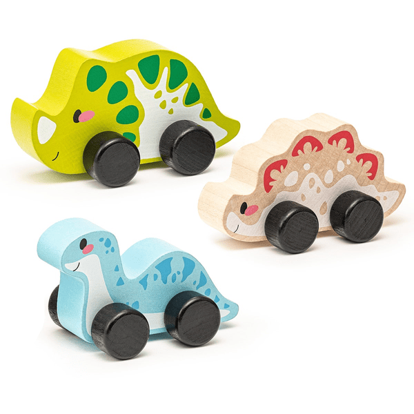 nietig cabine mot Cubika Toys Happy Dinos" houten speelgoed | pinkorblue.be