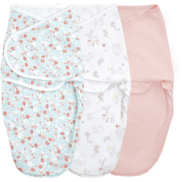 aden + anais ™ essential s easy swaddle ™ Käärittävä kapalo 3-pakkaus kukka, 4-6 kuukautta 