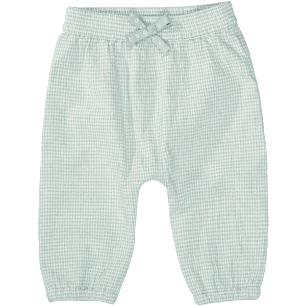  STACCATO  NB vævede bukser pale mint check