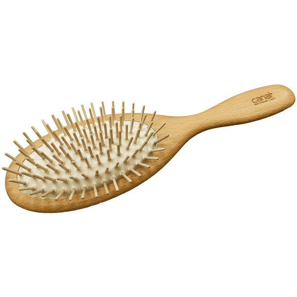 canal® Spazzola per capelli con perni in legno, larga 