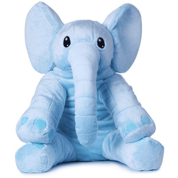 Corimori  Pluche knuffel olifant Nio XXL blauw
