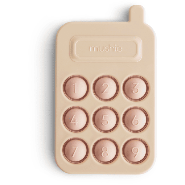 mushie Drückspielzeug Telefon blush