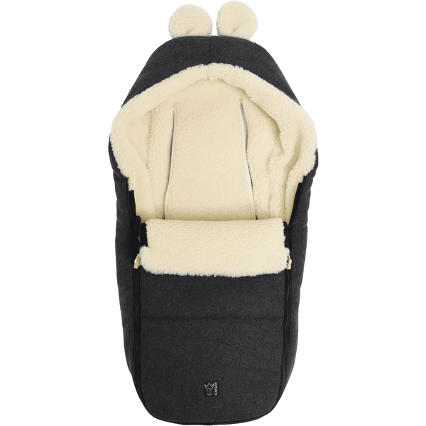 Kaiser Coprigambe invernale scuro HOODY MAUS WOOL shadow 