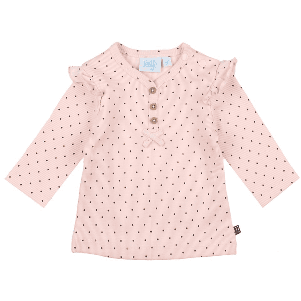 Feetje Longsleeve Dots różowy