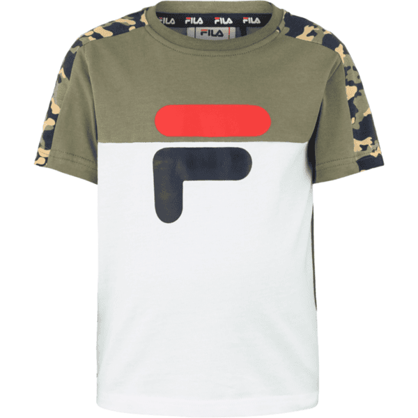 Fila Kids Maglia Noah, camouflage/verde/bianco