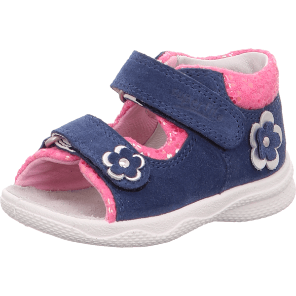 superfit Sandales enfant Polly bleu rose largeur moyenne