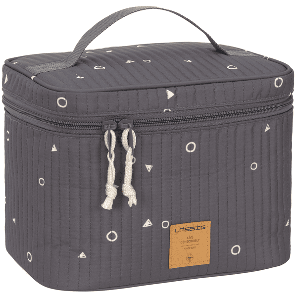 LÄSSIG Caddy Luiertafel organiser Nursery To Go Anthracite 