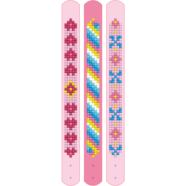 DOTZIES® Jeu de peinture diamant enfant Original bracelets rose