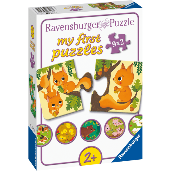 Ravensburger Puzzle animaux et leurs petits My first puzzle